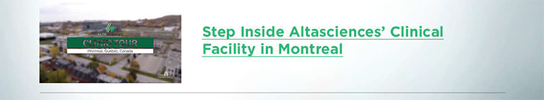 Step Inside Altasciences’ Clinical Facility in Montreal