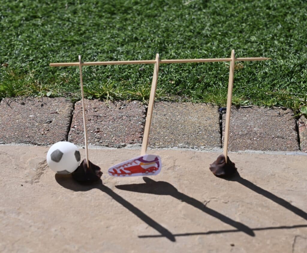 swinging football boot STEM challenge