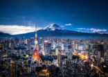 Mt. Fuji and Tokyo skyline