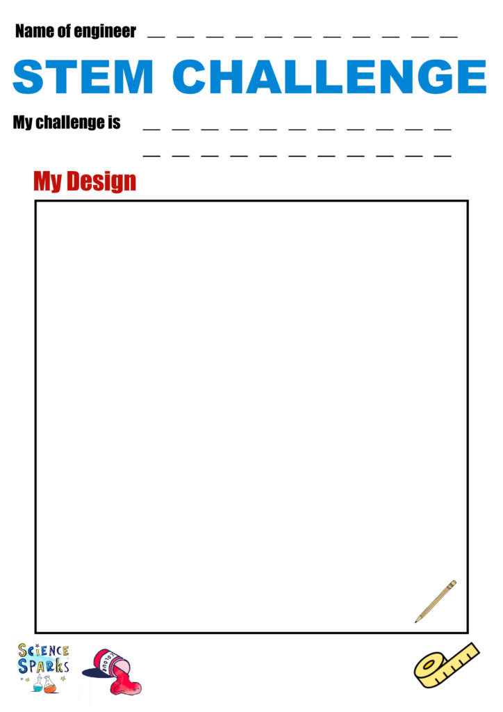 FREE STEM Challenge design sheet
